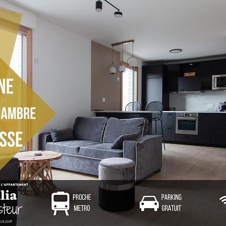 Appart Chic & Elegant-Metro 7 Leo-Lagrange+Parking Villejuif Exterior foto
