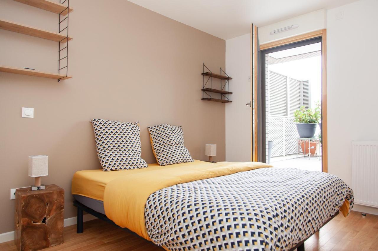 Appart Chic & Elegant-Metro 7 Leo-Lagrange+Parking Villejuif Exterior foto