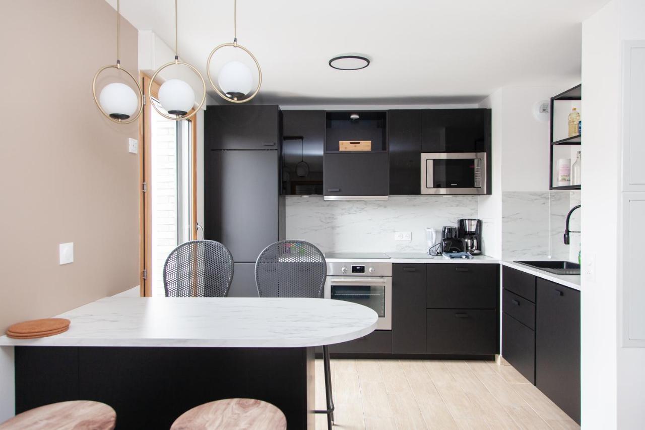 Appart Chic & Elegant-Metro 7 Leo-Lagrange+Parking Villejuif Exterior foto