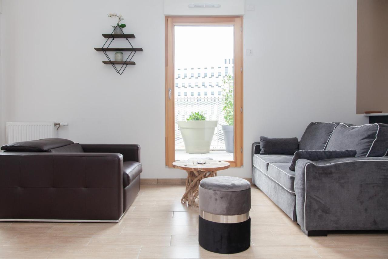Appart Chic & Elegant-Metro 7 Leo-Lagrange+Parking Villejuif Exterior foto